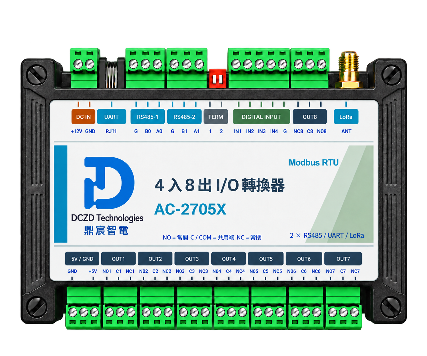 AC-2705X 鼎宸智电／DCZD 品牌现场 I/O 转换器